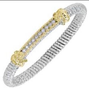 Vahan Sterling & Yellow Gold Diamond Bracelet